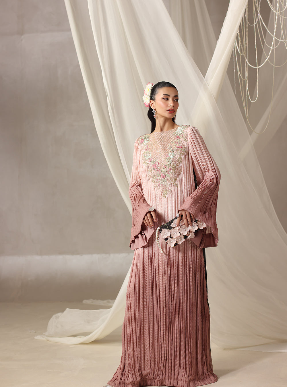 Twilight by Musferah Saad RTW Embroidered Silk 1 Piece Seraphine - Eid Collection