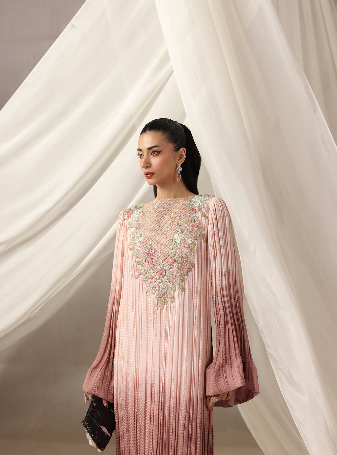 Twilight by Musferah Saad RTW Embroidered Silk 1 Piece Seraphine - Eid Collection
