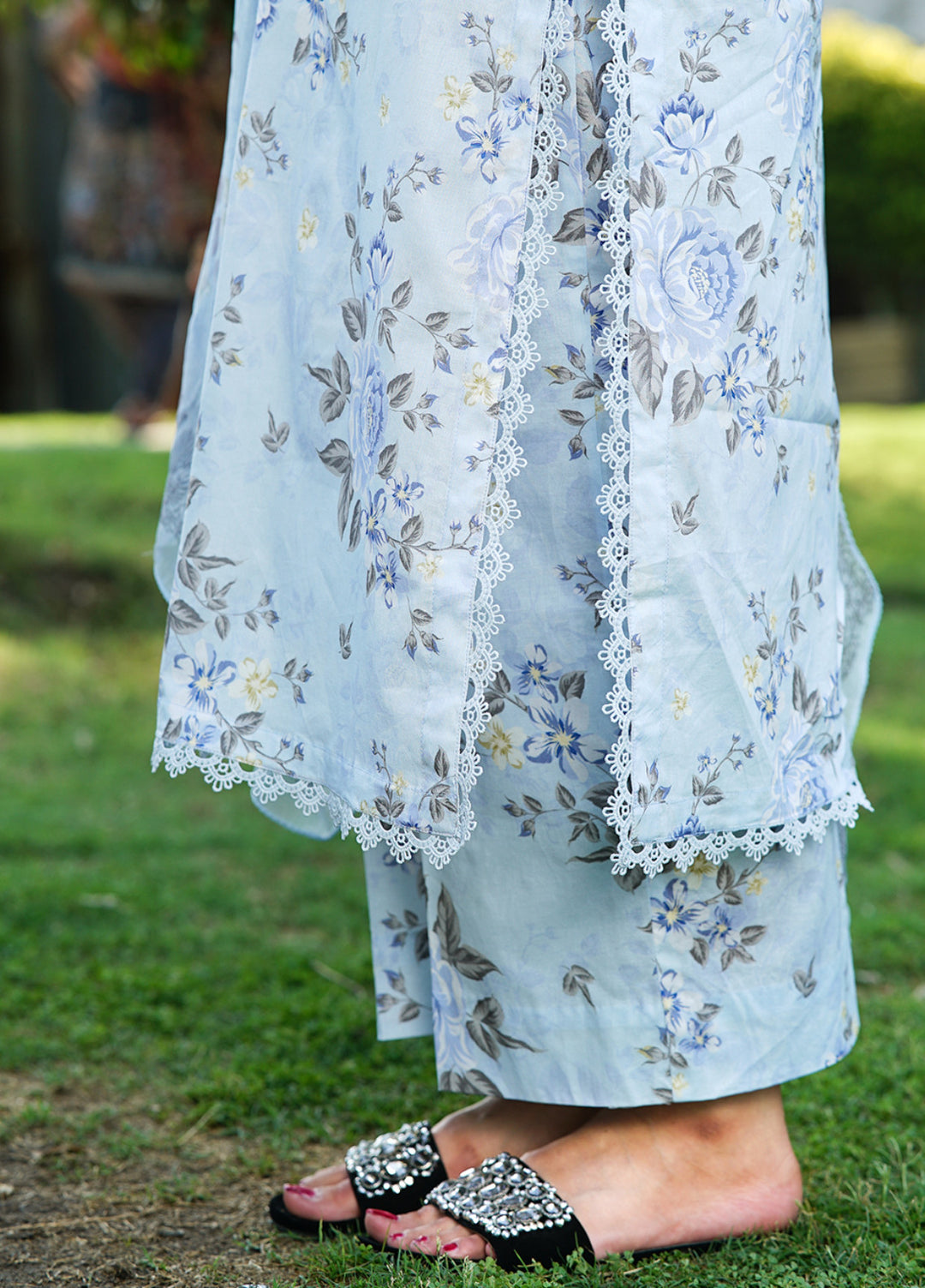 Ileen by Naba Bilal Unstitched Printed Lawn 3 Piece Suit Dina - Casual Collection