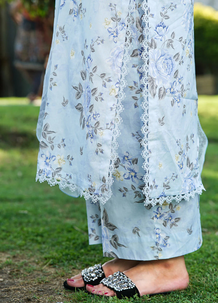 Ileen by naba bilal Unstitched Printed Lawn 3 Piece Suit IN26UPL Dina - Casual Collection