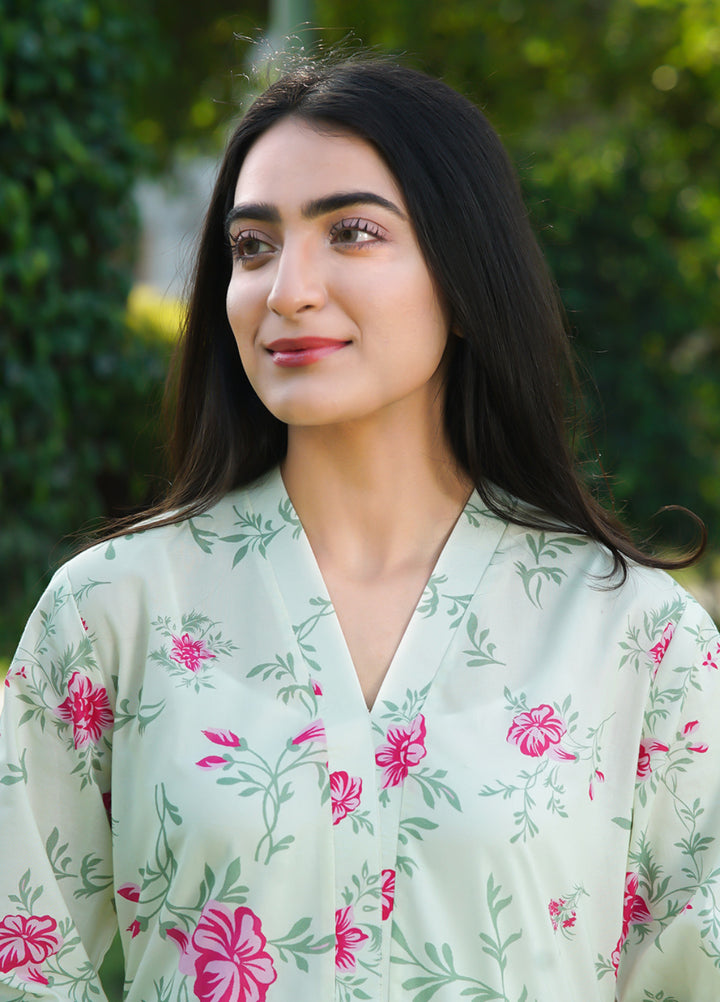 Ileen by Naba Bilal Unstitched Printed Lawn 3 Piece Suit Viola - Casual Collection