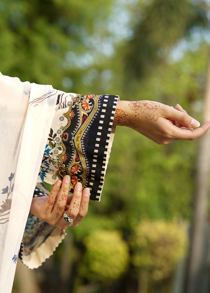 Ileen by Naba Bilal Unstitched Printed Lawn 3 Piece Suit Lina - Casual Collection