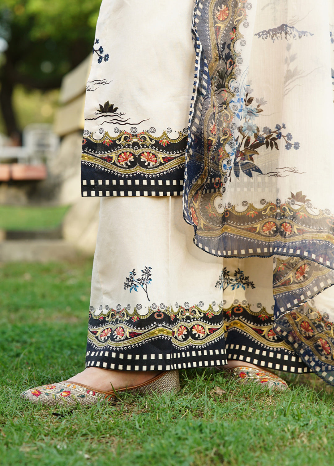 Ileen by Naba Bilal Unstitched Printed Lawn 3 Piece Suit Lina - Casual Collection