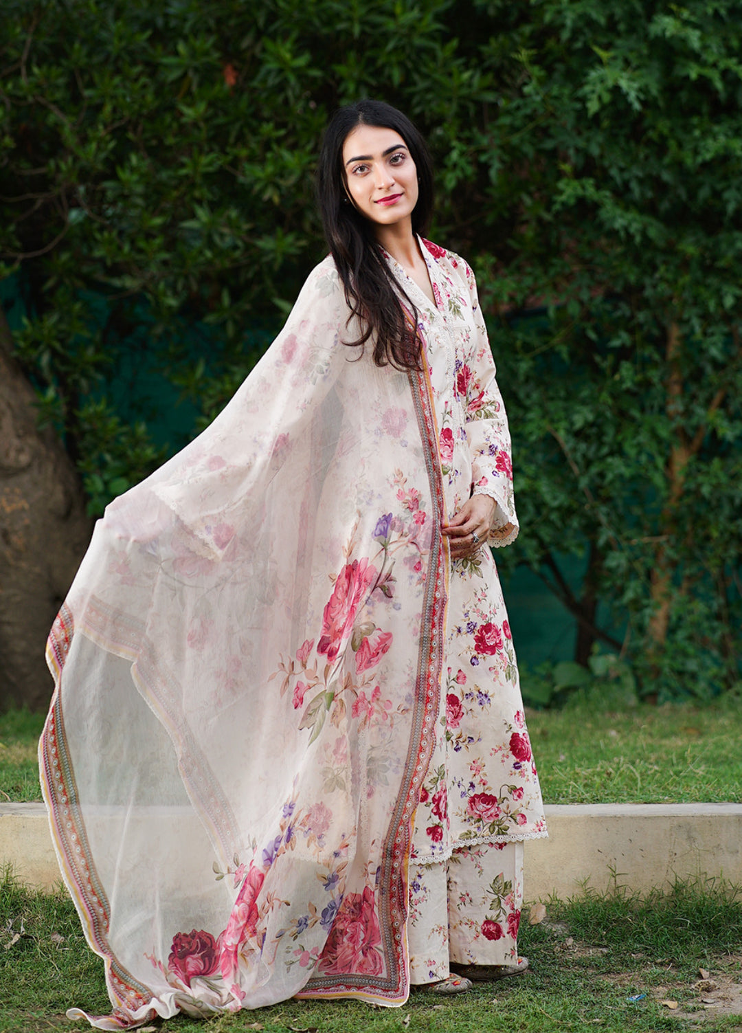 Ileen by Naba Bilal Unstitched Printed Lawn 3 Piece Suit Amaira - Casual Collection