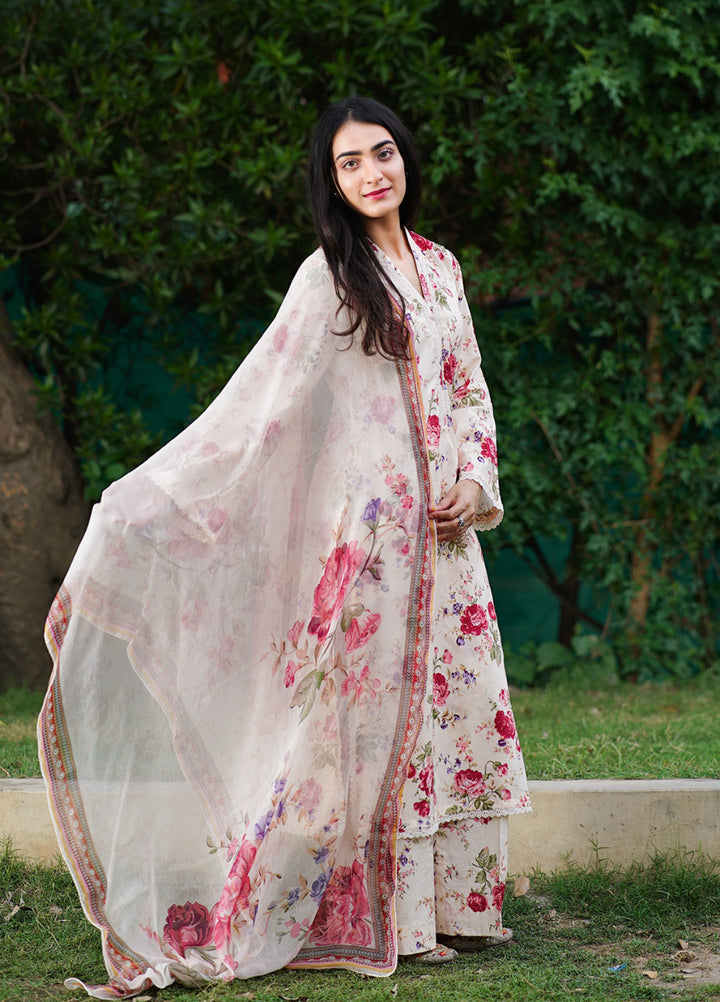 Ileen by Naba Bilal Unstitched Printed Lawn 3 Piece Suit Amaira - Casual Collection