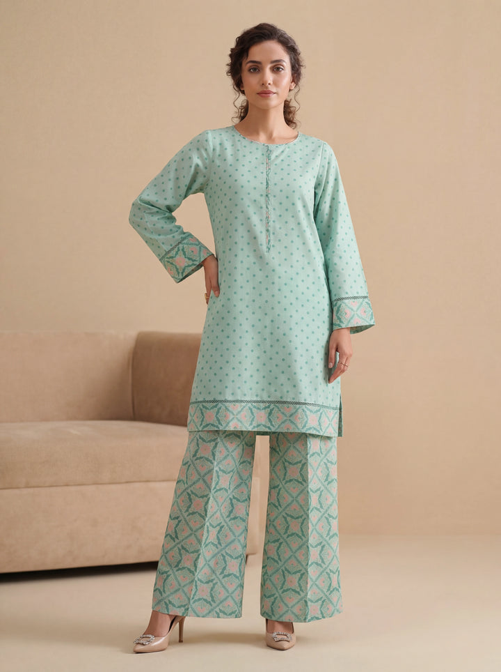 Impulse Wear by Ruby Suleiman RTW Printed Poly 2 Piece Suit Rust Drop - Casual Collection