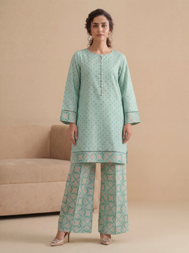 Impulse Wear by Ruby Suleiman RTW Printed Poly 2 Piece Suit Rust Drop - Casual Collection