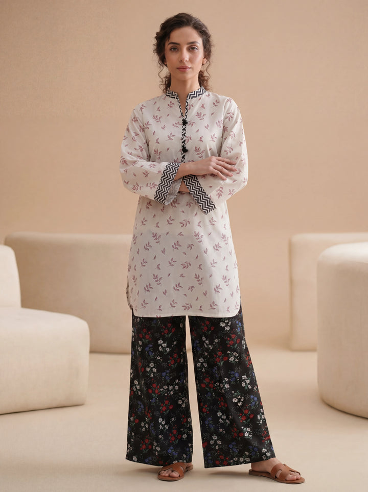 Impulse Wear by Ruby Suleiman RTW Printed Poly 2 Piece Suit Noir Hit - Casual Collection