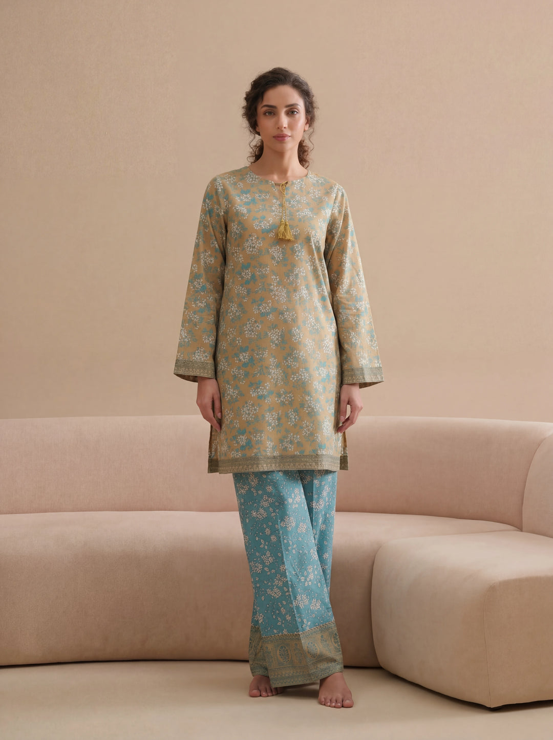 Impulse Wear by Ruby Suleiman RTW Printed Poly 2 Piece Suit Zest Hit - Casual Collection