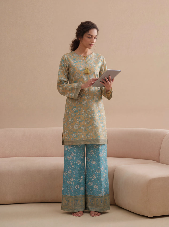 Impulse Wear by Ruby Suleiman RTW Printed Poly 2 Piece Suit Zest Hit - Casual Collection