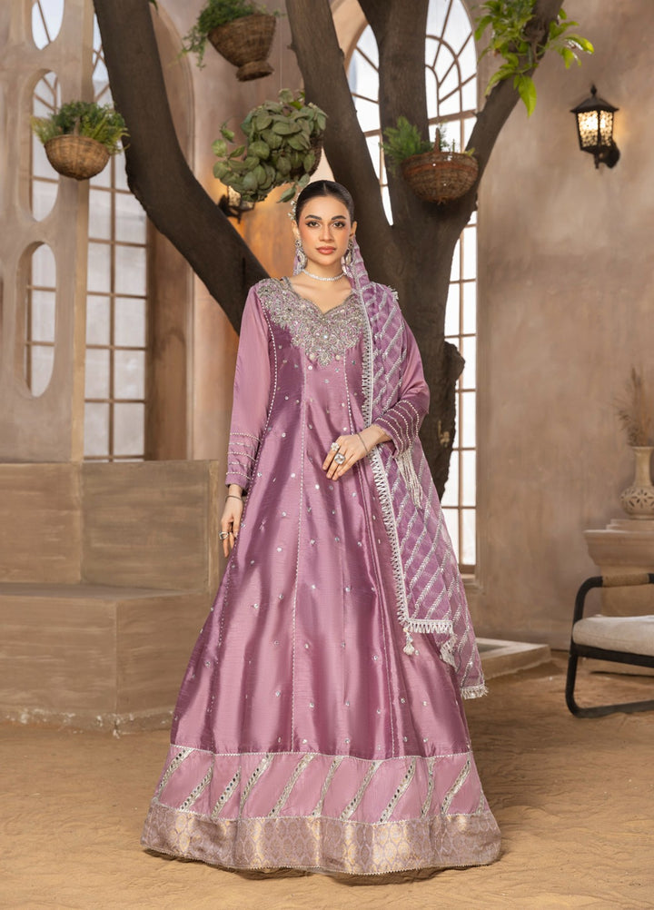Afsana e Noor by Ibraysha RTW Hand work Raw Silk 3 Piece Suit Mahtab-E-Kasni - Wedding Collection