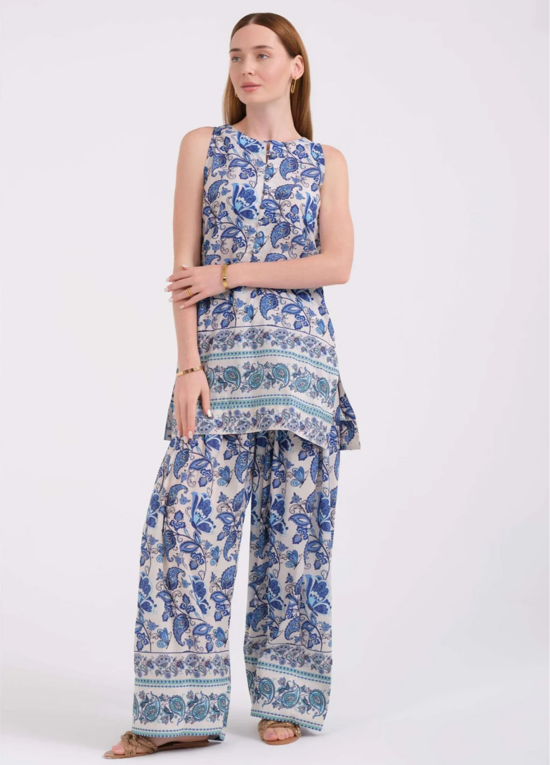 Love Notes Misaal by Ayesha Somaya RTW Printed Lawn Silk 2 Piece Suit Serene Casual Collection