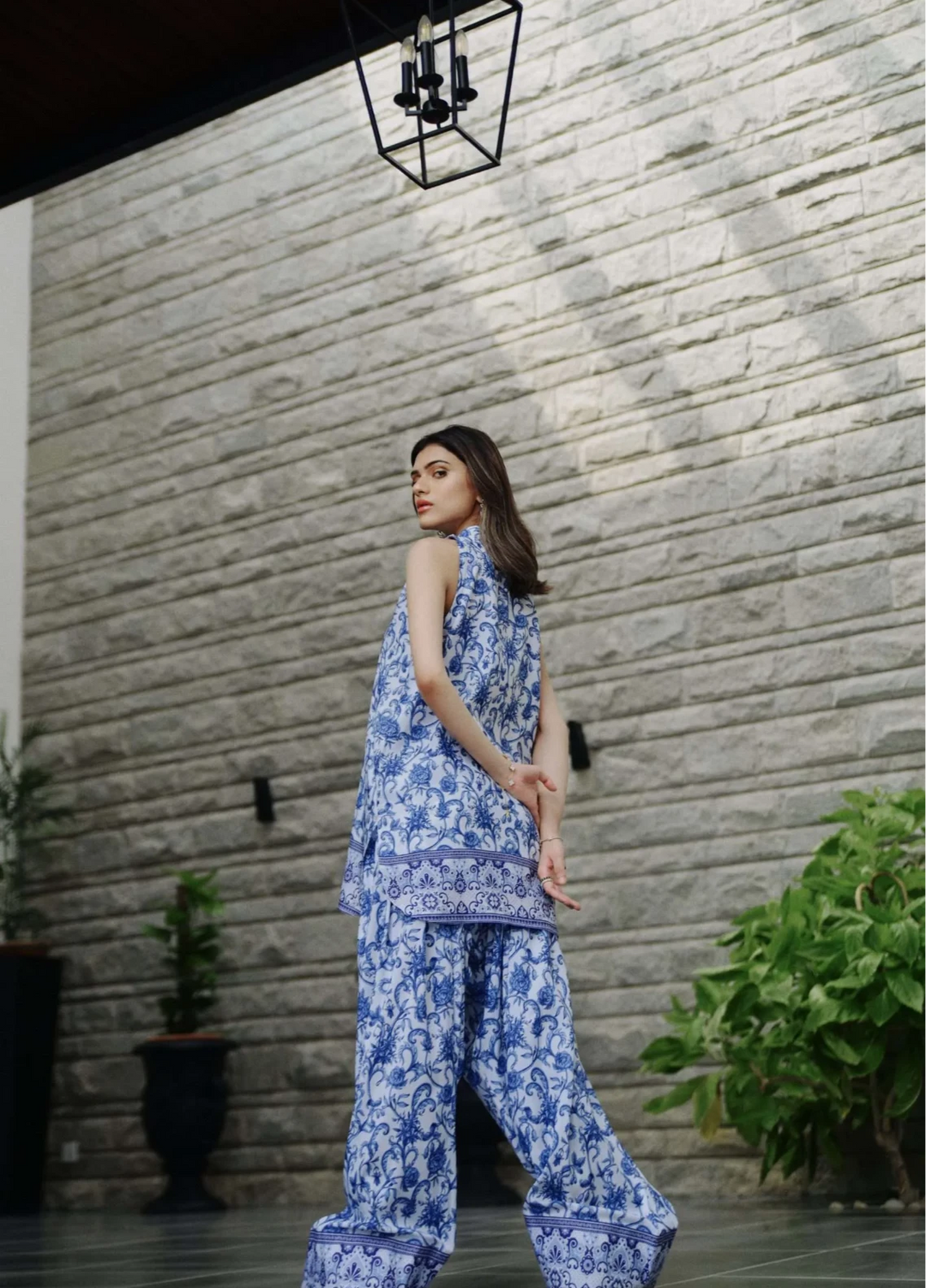 Love Notes Misaal by Ayesha Somaya RTW Printed Lawn Silk 2 Piece Suit Azure Casual Collection