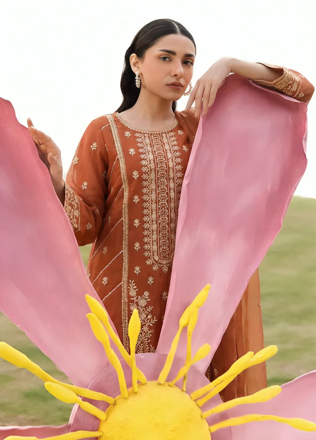 Stitching Cotton Unstitched Embroidered Chiffon 3 Piece Suit WFCU-01 Festive Collection