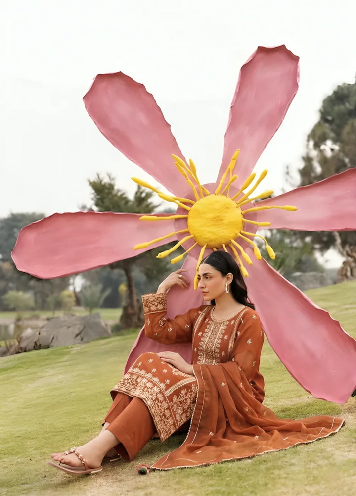 Stitching Cotton Unstitched Embroidered Chiffon 3 Piece Suit WFCU-01 Festive Collection