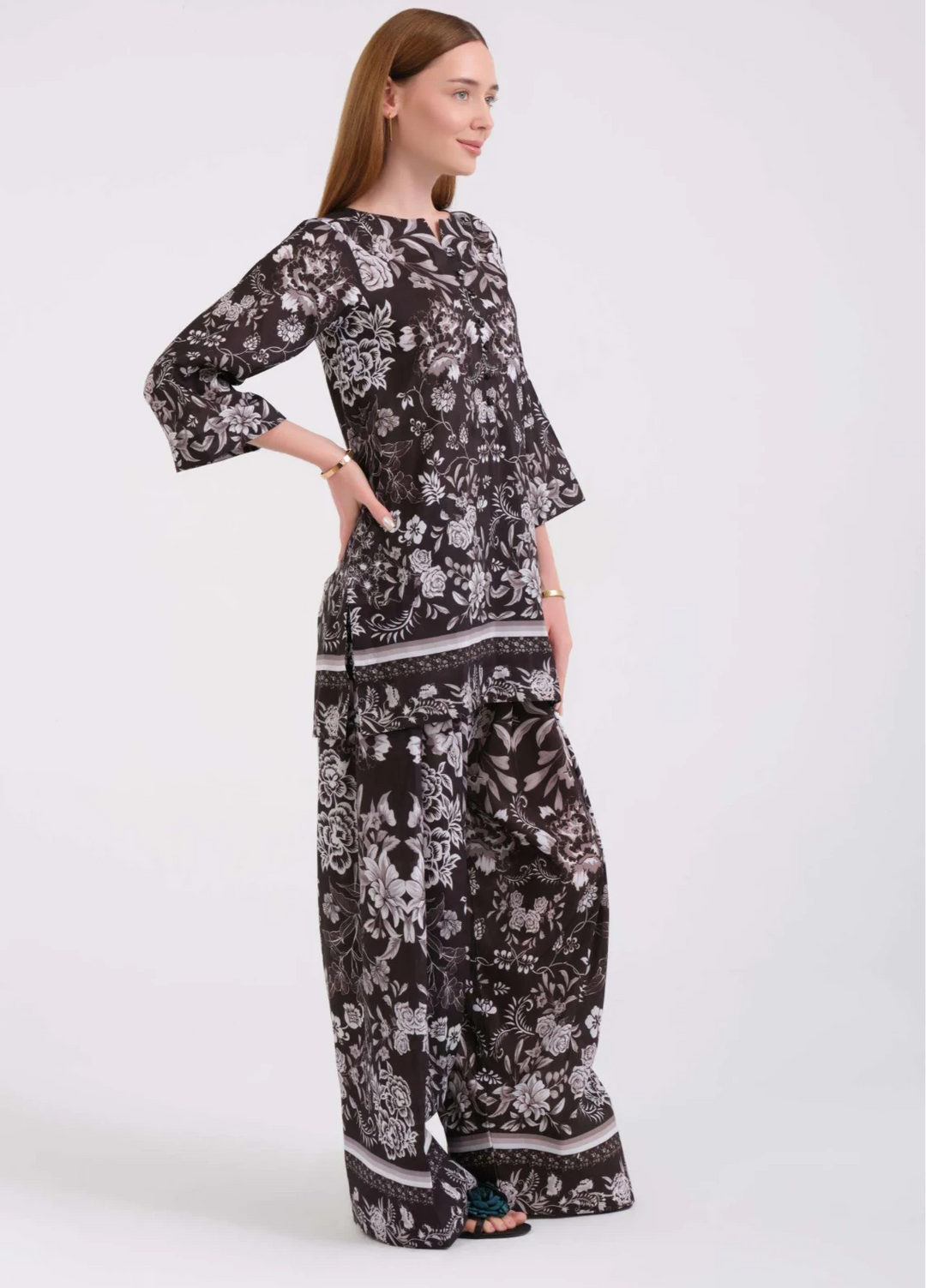 Love Notes Misaal by Ayesha Somaya RTW Printed Lawn Silk 2 Piece Suit Eclipse Casual Collection