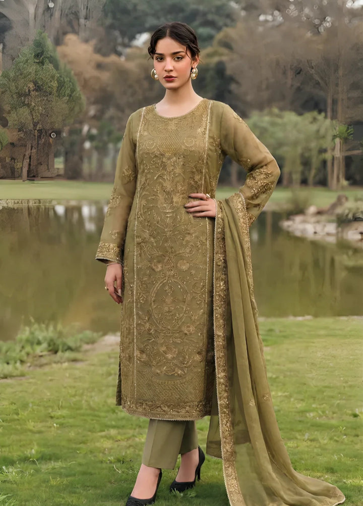 Stitching Cotton Unstitched Embroidered Chiffon 3 Piece Suit WFCU-02 Festive Collection