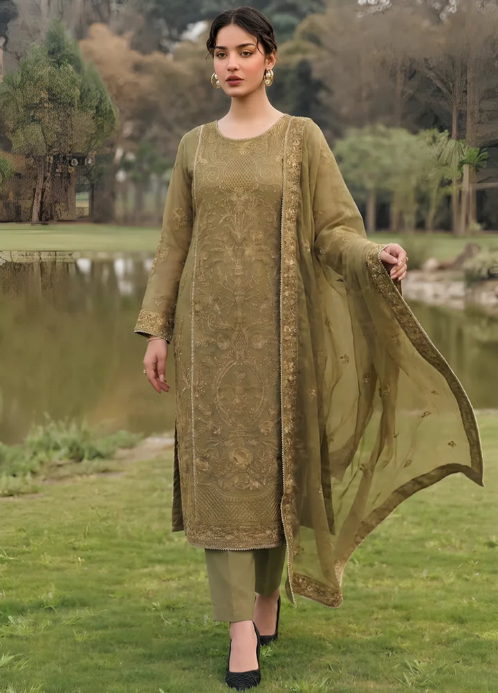 Stitching Cotton Unstitched Embroidered Chiffon 3 Piece Suit WFCU-02 Festive Collection