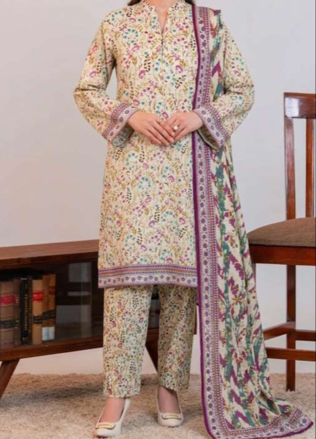 Nayab From Narmin by Narkin's Unstitched Printed Lawn 3 Piece Suit NUSLW3406 Summer Collection