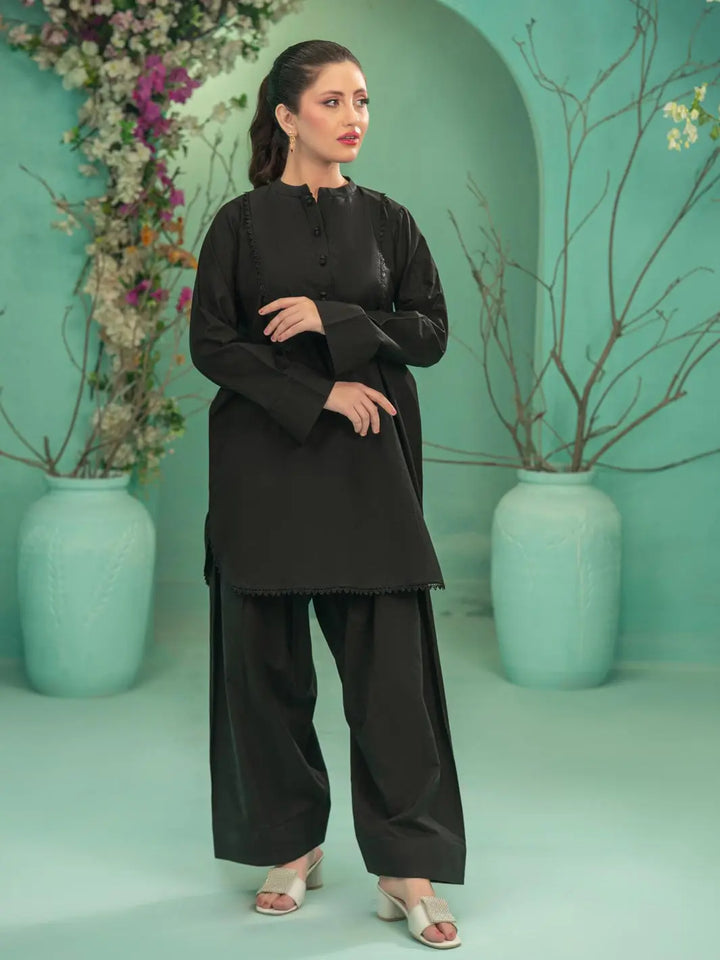 TNG Women RTW Solids Wash N Wear Co-Ord Set Suit Farshi Casual Collection