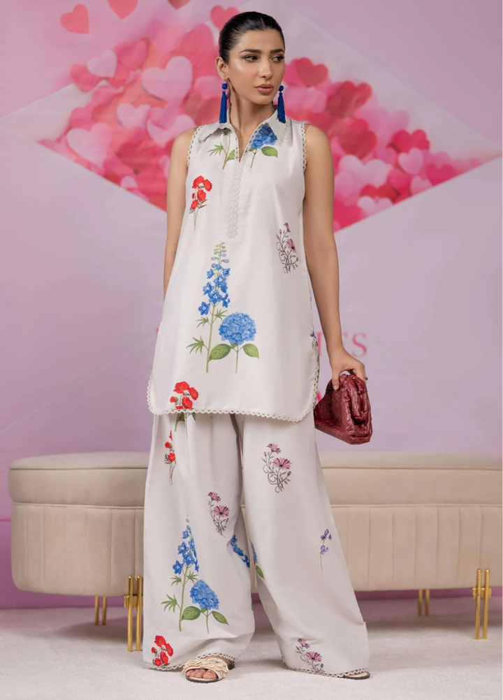 Love Notes Misaal by Ayesha Somaya RTW Printed Lawn Silk 2 Piece Suit Luma Casual Collection