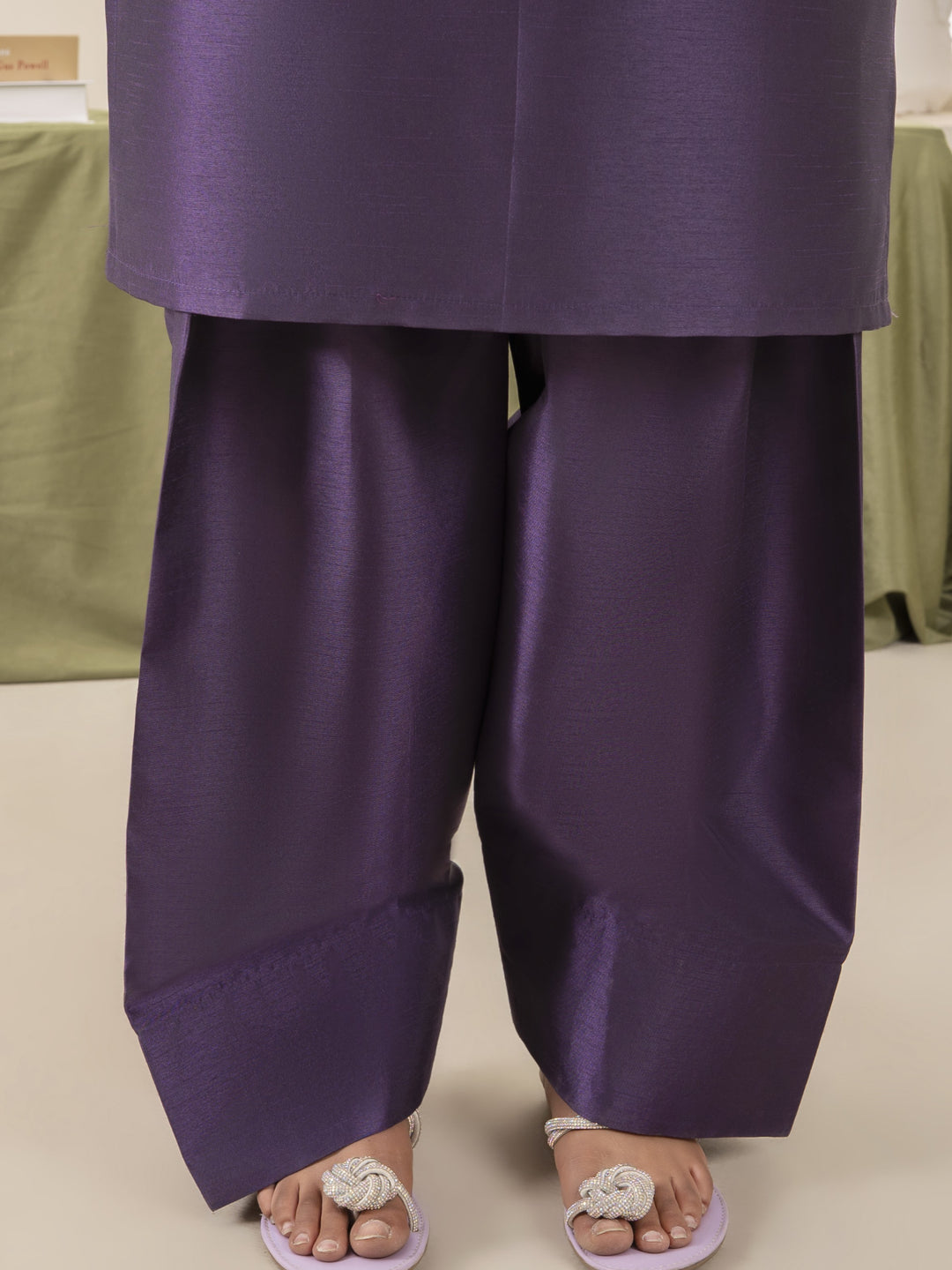 Naaz Couture RTW Embroidered Lawn 3 Piece Suit Suit-Purple Festive Collection