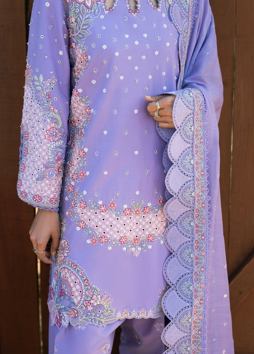 Aura of Flora by Zarizaa Unstitched Embroidered Lawn 3 Piece Suit WHIMS Lawn Collection
