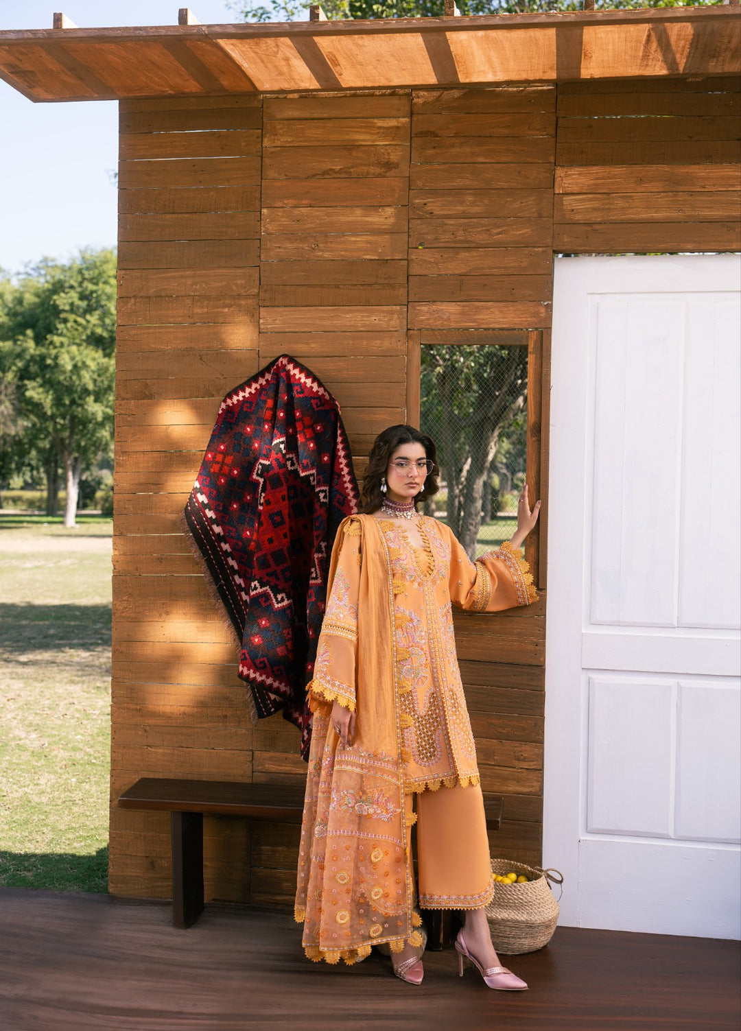 Aura of Flora by Zarizaa Unstitched Embroidered Lawn 3 Piece Suit FLUX Lawn Collection