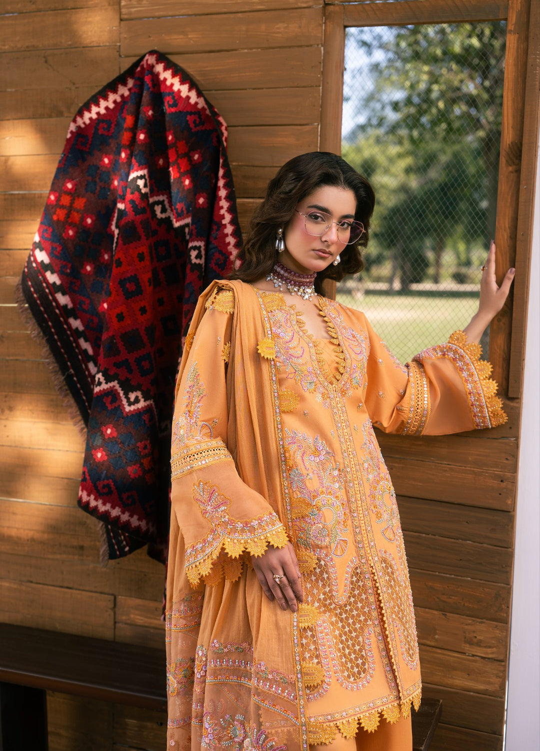 Aura of Flora by Zarizaa Unstitched Embroidered Lawn 3 Piece Suit FLUX Lawn Collection