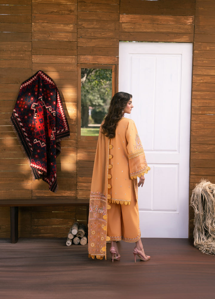 Aura of Flora by Zarizaa Unstitched Embroidered Lawn 3 Piece Suit FLUX Lawn Collection