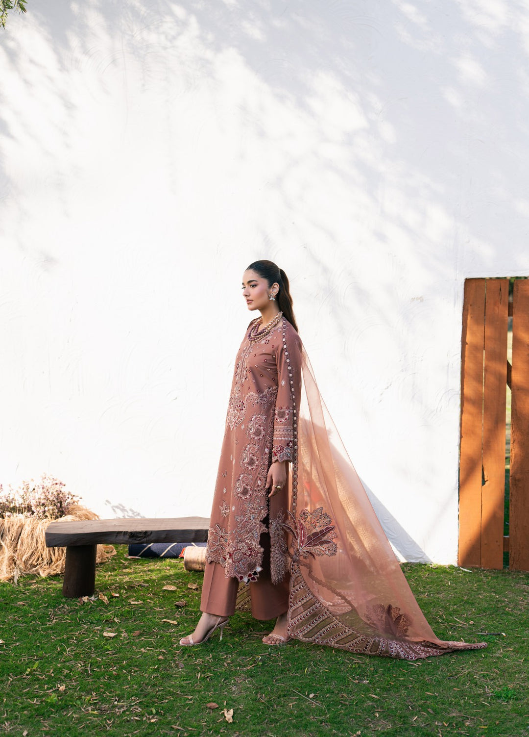 Aura of Flora by Zarizaa Unstitched Embroidered Lawn 3 Piece Suit MAGMA Lawn Collection