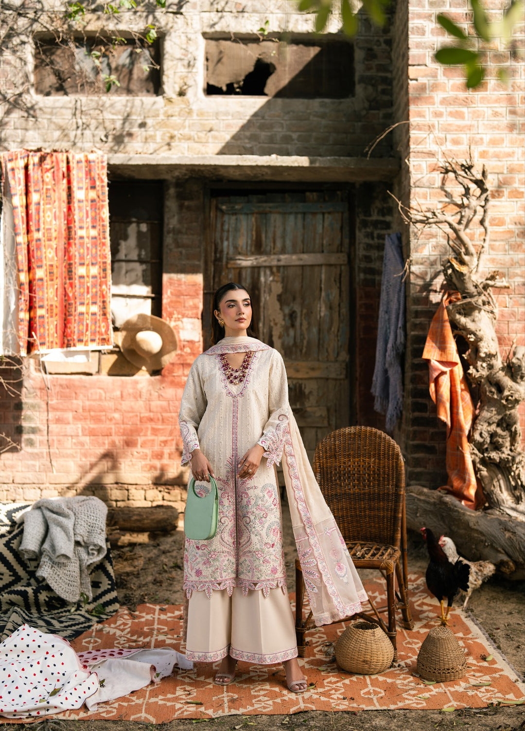 Aura of Flora by Zarizaa Unstitched Embroidered Lawn 3 Piece Suit LOTUS Lawn Collection