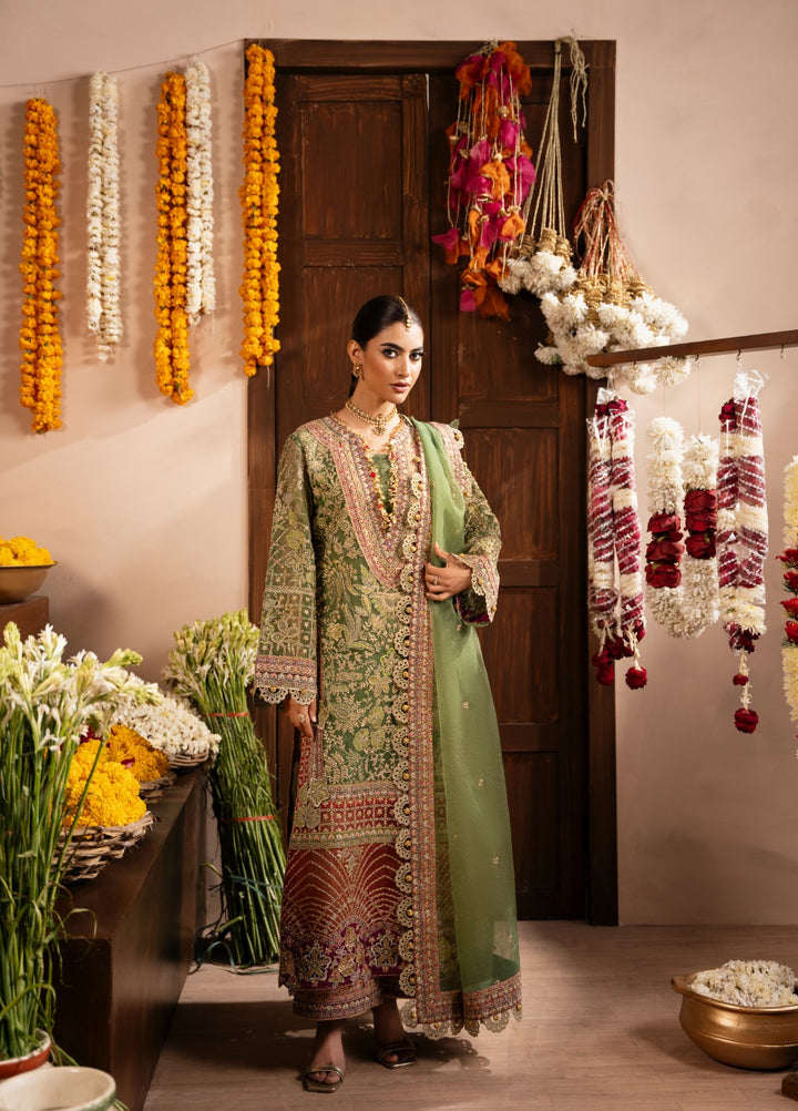 Push Pawan by Zarizaa Unstitched Embroidered Organza 3 Piece Suit SULTANA Wedding Collection