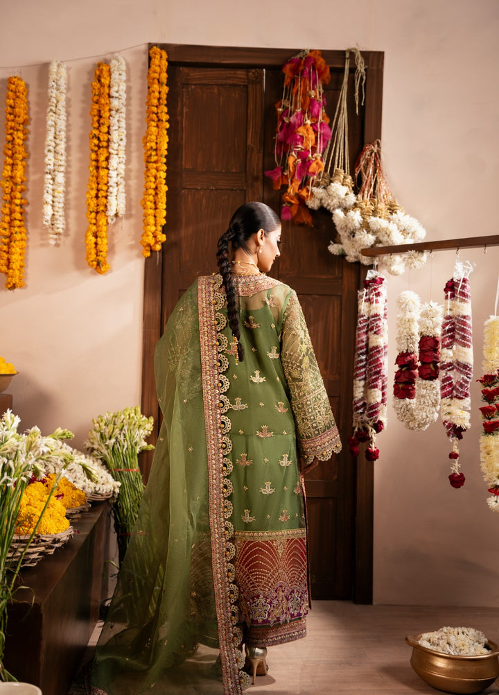 Push Pawan by Zarizaa Unstitched Embroidered Organza 3 Piece Suit SULTANA Wedding Collection