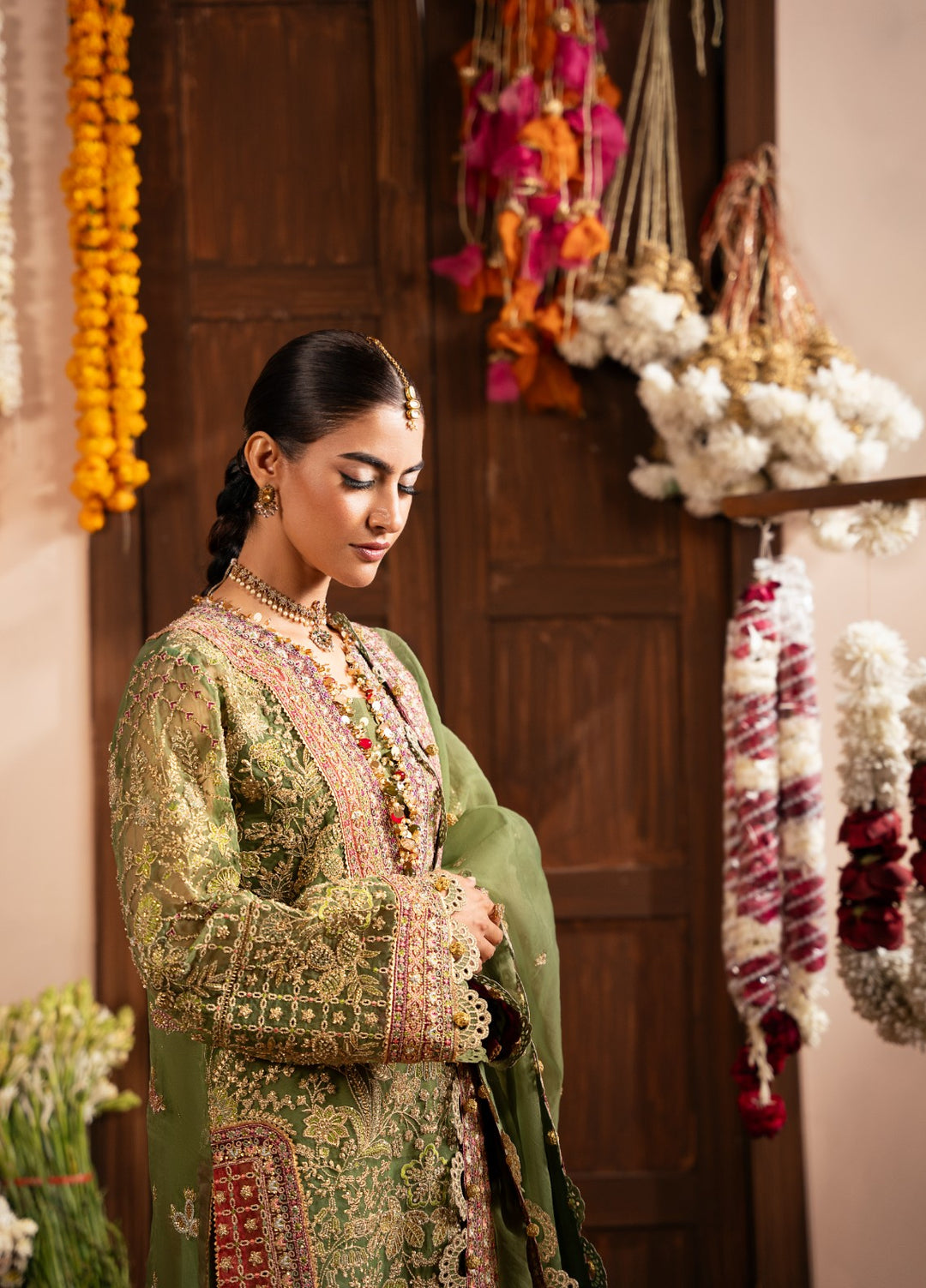 Push Pawan by Zarizaa Unstitched Embroidered Organza 3 Piece Suit SULTANA Wedding Collection