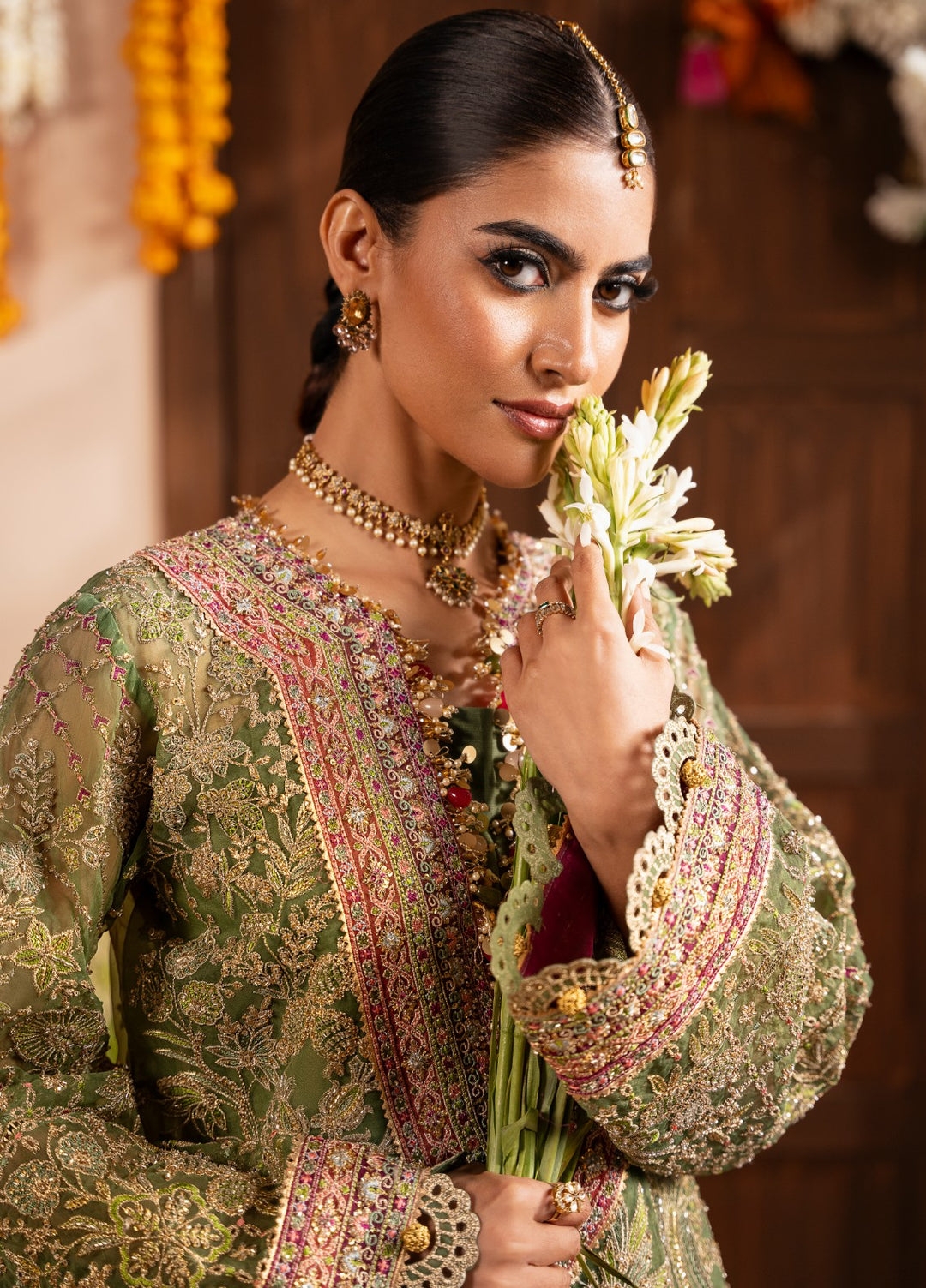 Push Pawan by Zarizaa Unstitched Embroidered Organza 3 Piece Suit SULTANA Wedding Collection