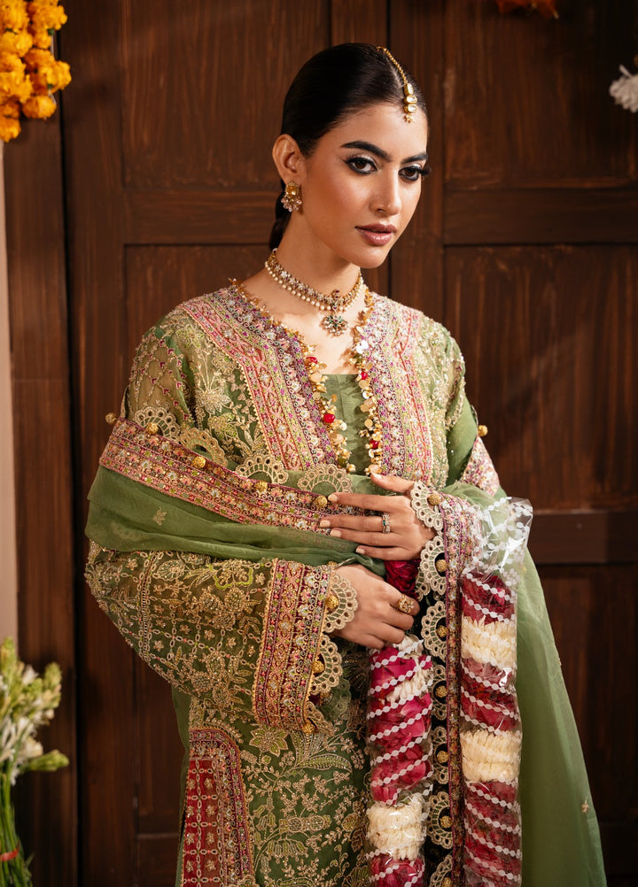 Push Pawan by Zarizaa Unstitched Embroidered Organza 3 Piece Suit SULTANA Wedding Collection
