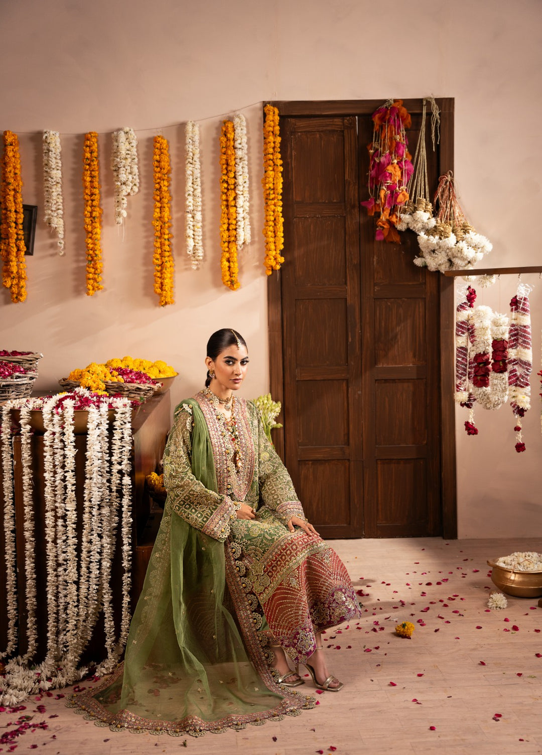 Push Pawan by Zarizaa Unstitched Embroidered Organza 3 Piece Suit SULTANA Wedding Collection