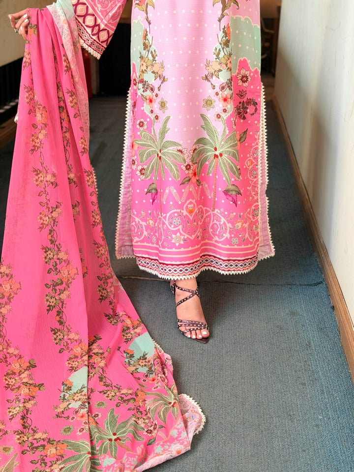 Syra's Atelier RTW Printed Lawn 3 Piece Suit Zeenia Casual Collection