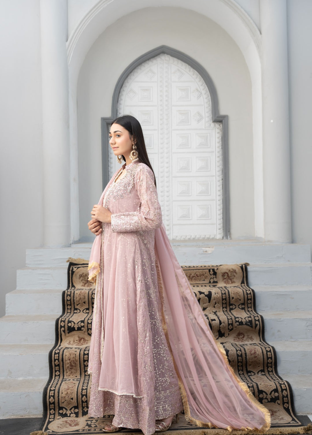 Princess by HEM Women RTW Embroidered Chiffon 3 Piece Suit Hamna Festive Collection