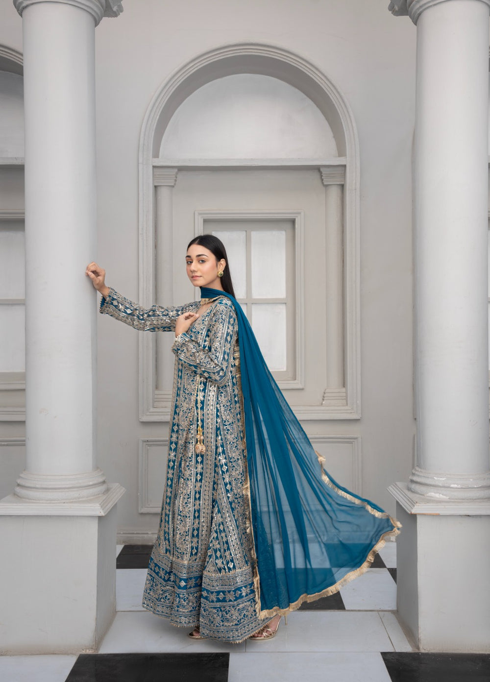 Princess by HEM Women RTW Embroidered Chiffon 3 Piece Suit Sunaina Festive Collection