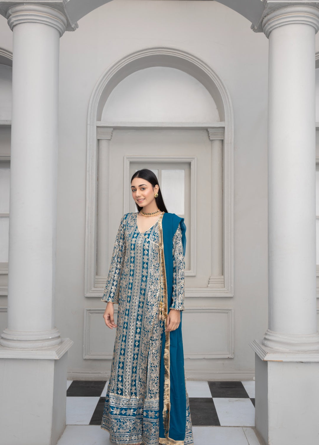 Princess by HEM Women RTW Embroidered Chiffon 3 Piece Suit Sunaina Festive Collection
