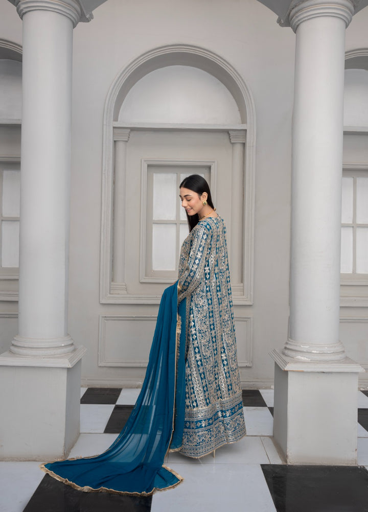 Princess by HEM Women RTW Embroidered Chiffon 3 Piece Suit Sunaina Festive Collection