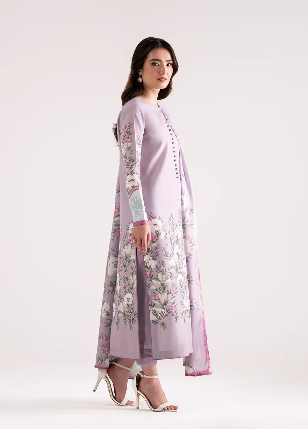 Whispers in the wind by Jahaan RTW Printed Lawn Silk 3 Piece Suit Coralina Casual Collection