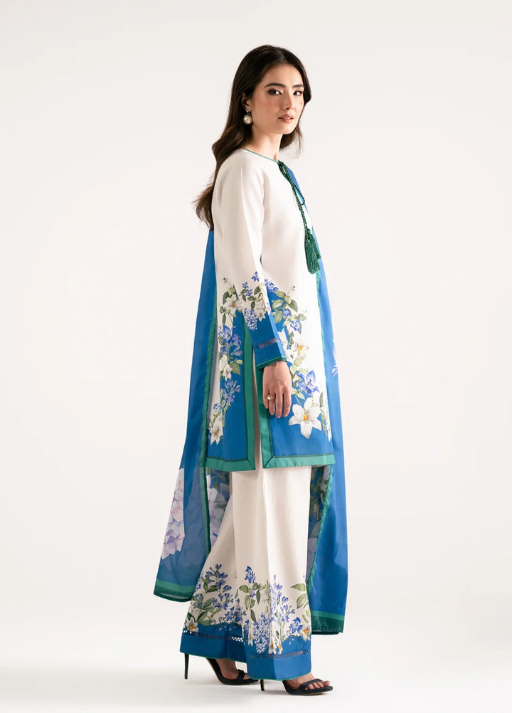 Whispers in the wind by Jahaan RTW Printed Lawn Silk 3 Piece Suit Riviere Casual Collection