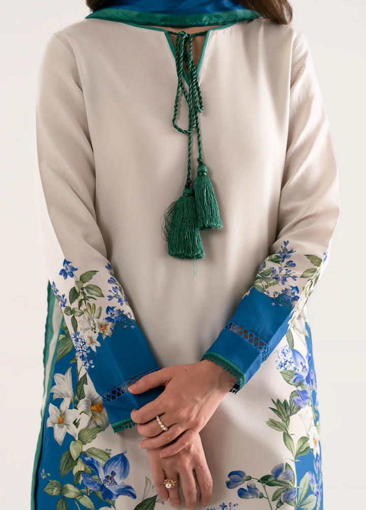 Whispers in the wind by Jahaan RTW Printed Lawn Silk 3 Piece Suit Riviere Casual Collection