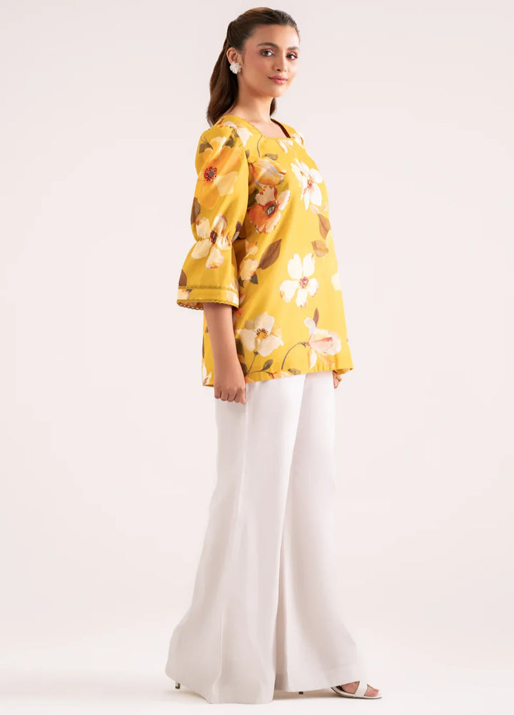 Whispers in the wind by Jahaan RTW Printed Crepe 2 Piece Suit Miel Casual Collection