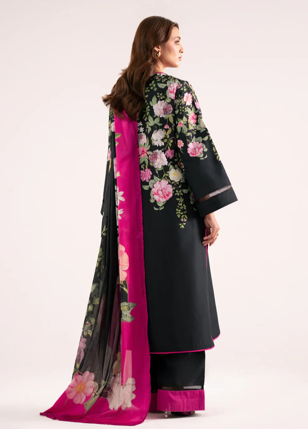 Whispers in the wind by Jahaan RTW Printed Lawn Silk 3 Piece Suit Fleurie Casual Collection