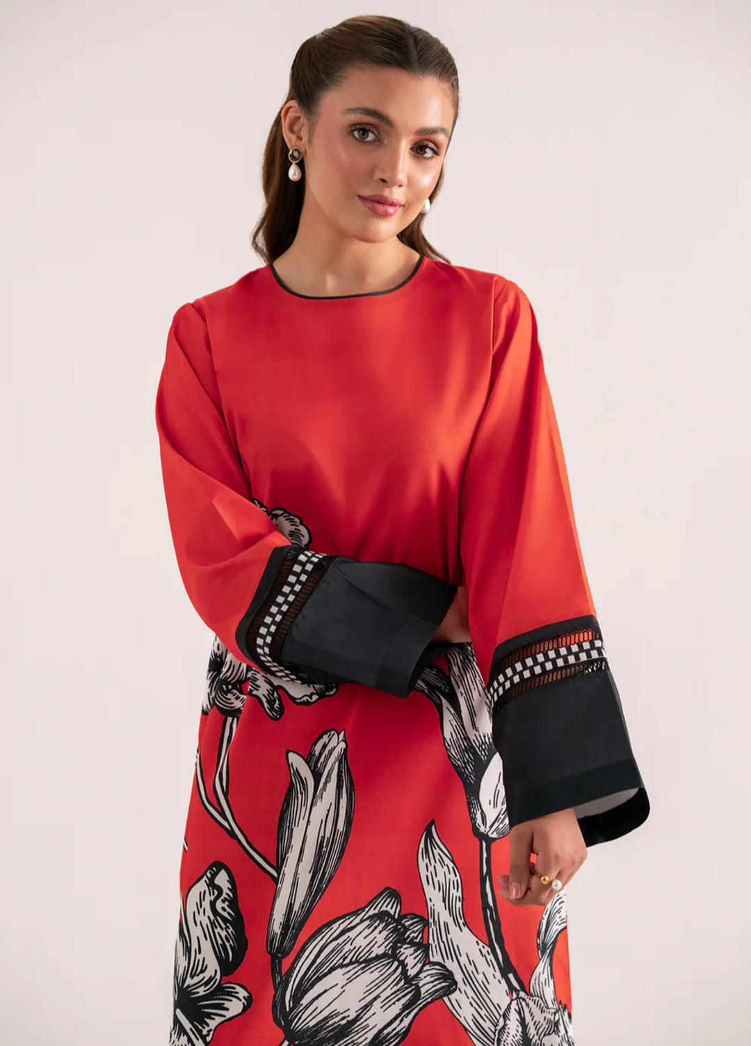 Whispers in the wind by Jahaan RTW Printed Crepe 1 Piece Suit Solère Casual Collection