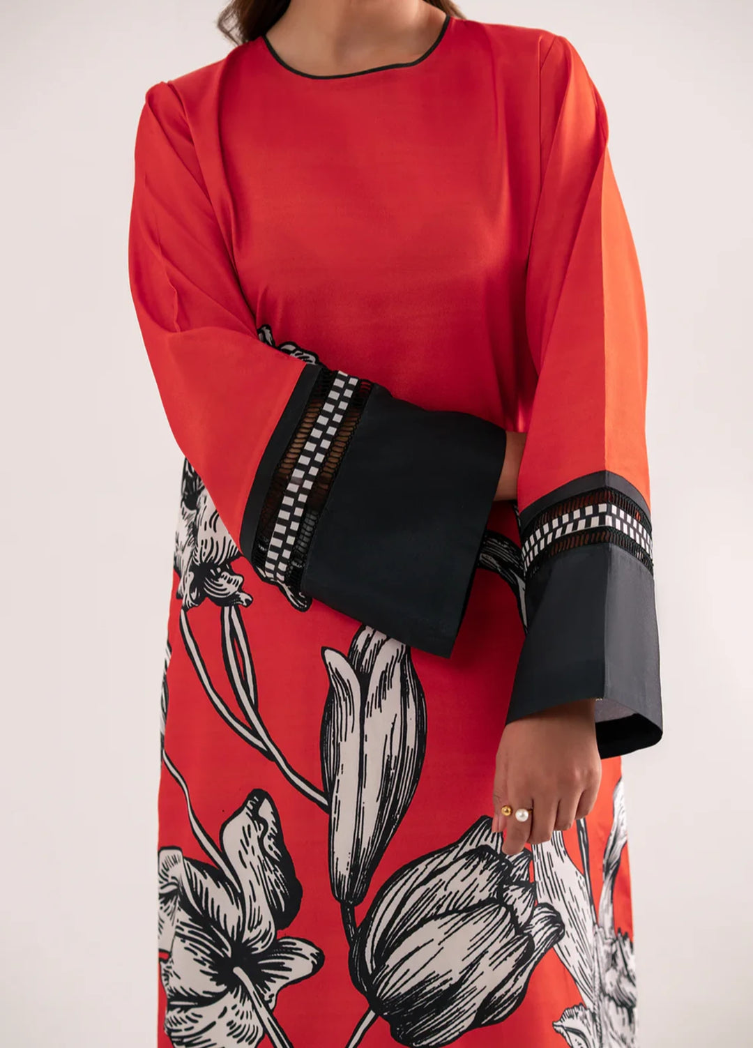 Whispers in the wind by Jahaan RTW Printed Crepe 1 Piece Suit Solère Casual Collection
